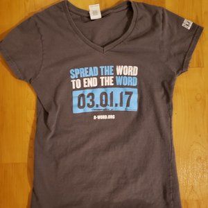 Best Buddies - End the Word shirt - Small